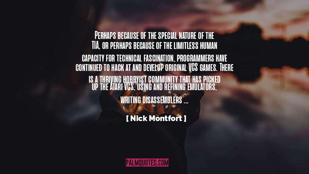 Qoutes On Writing quotes by Nick Montfort