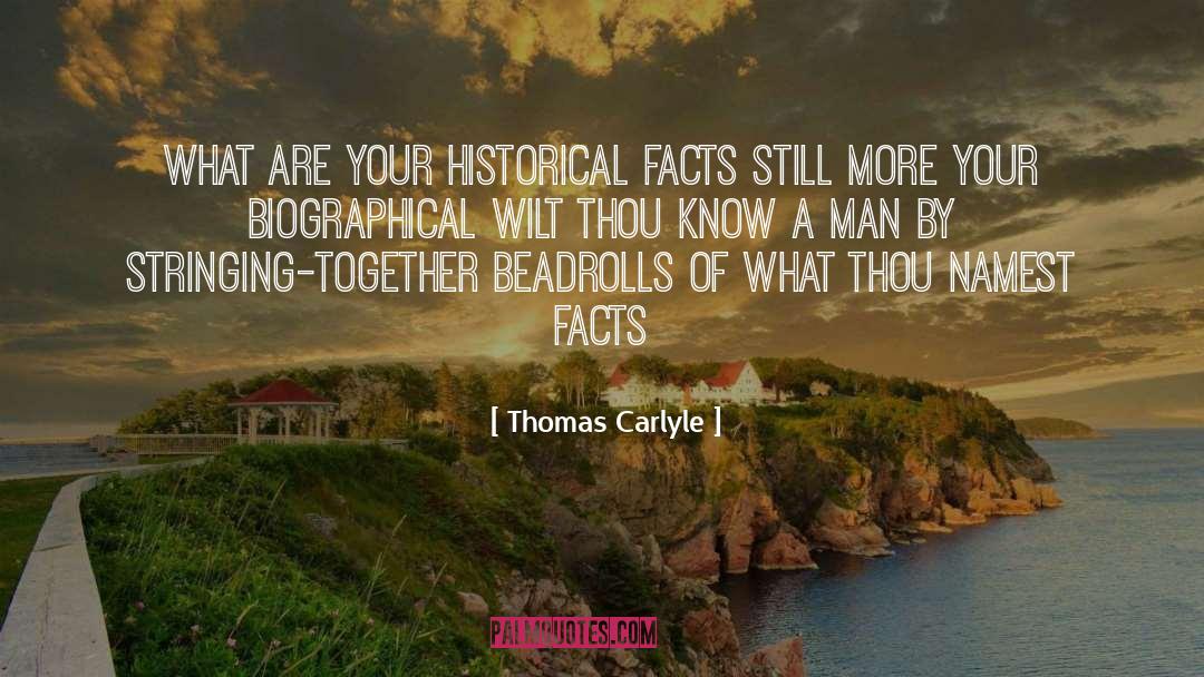 Qqq Historical quotes by Thomas Carlyle