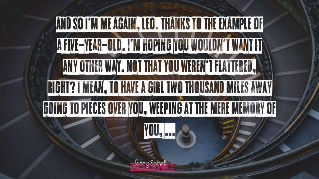 Qtd Mia Spinelli quotes by Jerry Spinelli