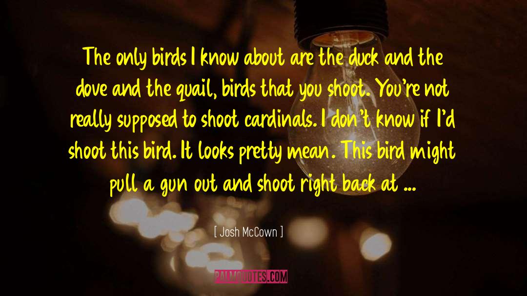 Quail quotes by Josh McCown