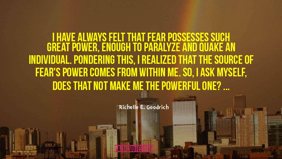 Quake quotes by Richelle E. Goodrich
