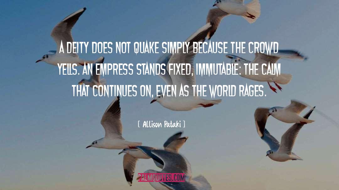 Quake quotes by Allison Pataki