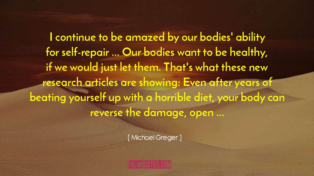 Qualitative Research quotes by Michael Greger