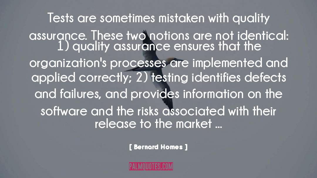 Quality Assurance quotes by Bernard Homes