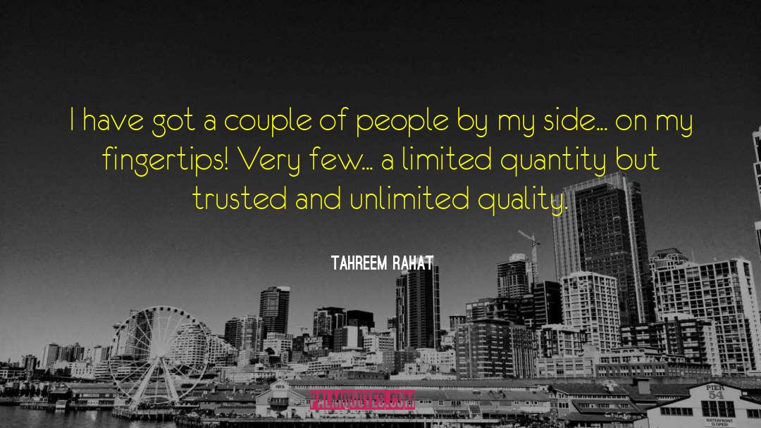 Quality Friends quotes by Tahreem Rahat