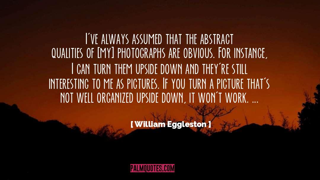 Quality Goods quotes by William Eggleston