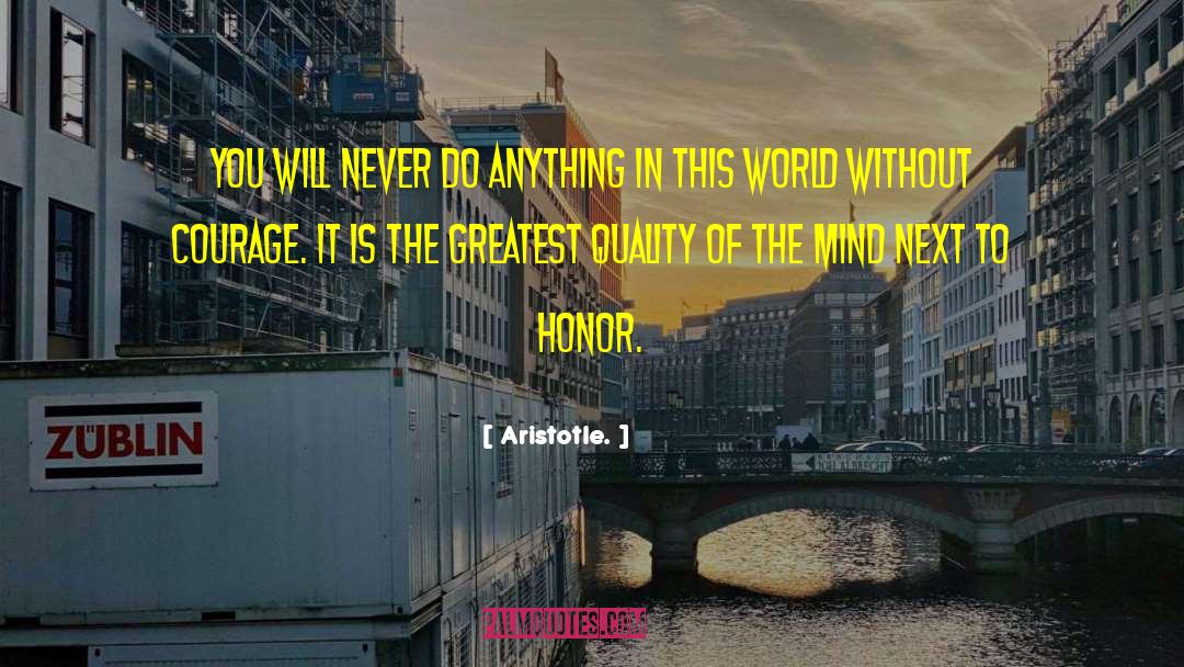 Quality Goods quotes by Aristotle.