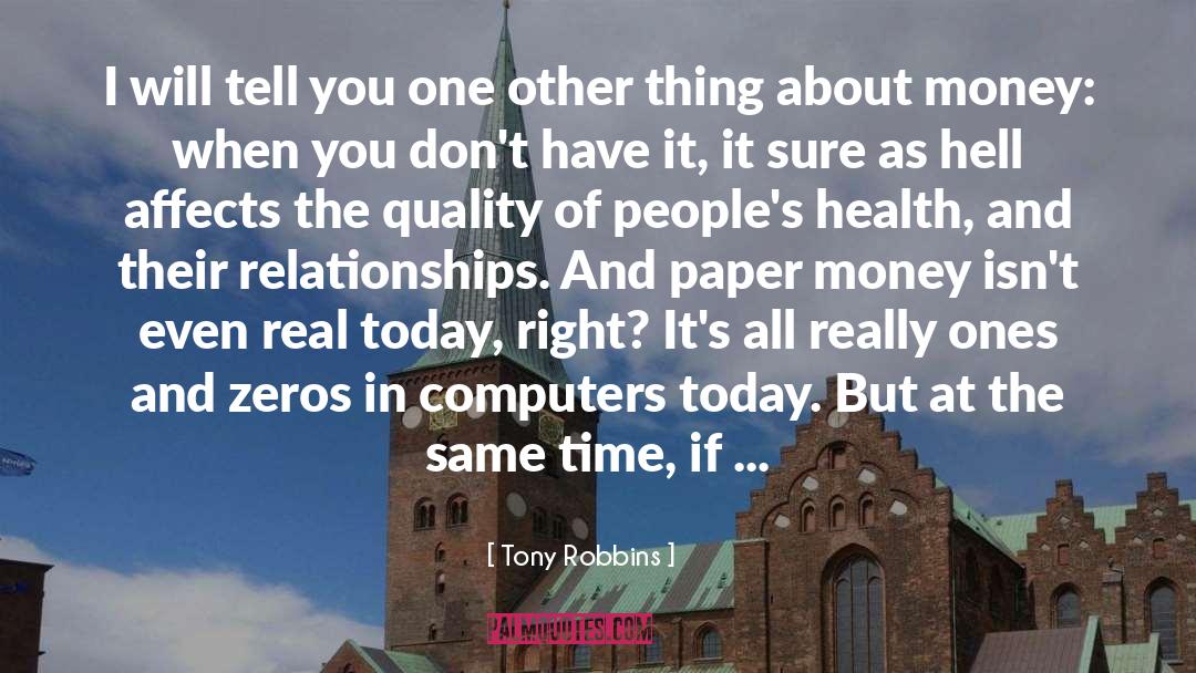 Quality Health Care quotes by Tony Robbins