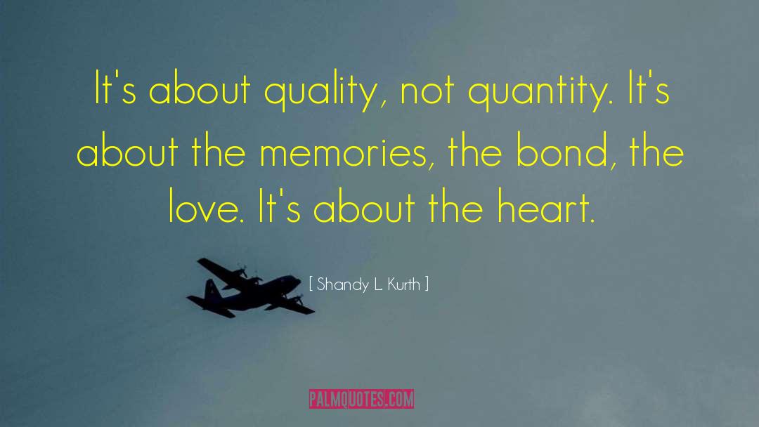 Quality Not Quantity quotes by Shandy L. Kurth