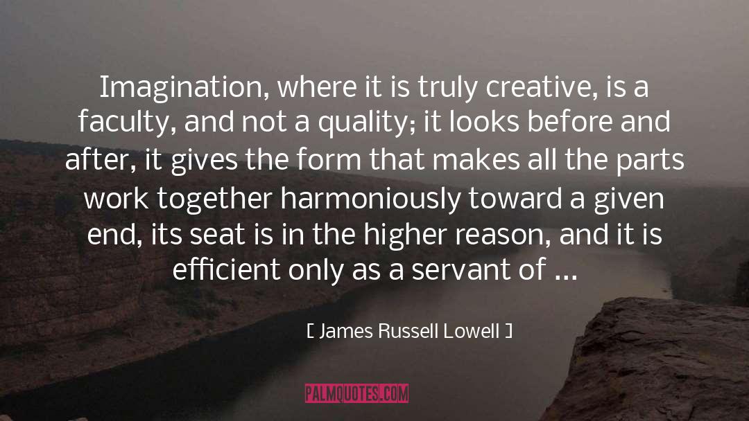 Quality Not Quantity quotes by James Russell Lowell