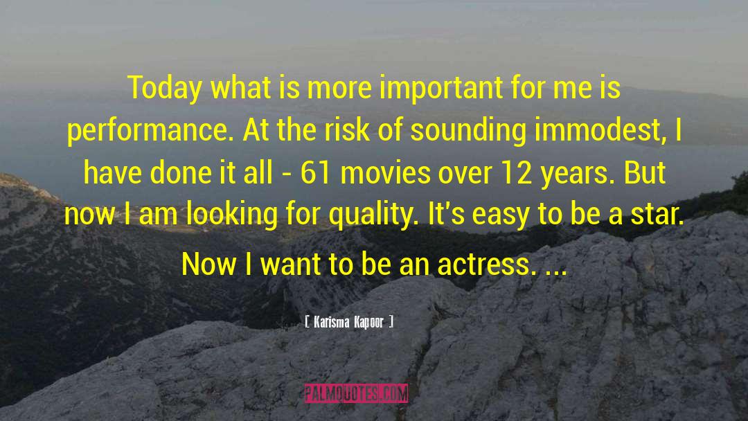 Quality Over Quantity quotes by Karisma Kapoor