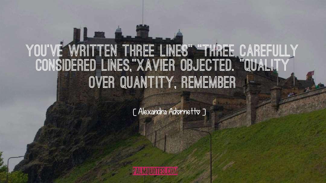 Quality Over Quantity quotes by Alexandra Adornetto
