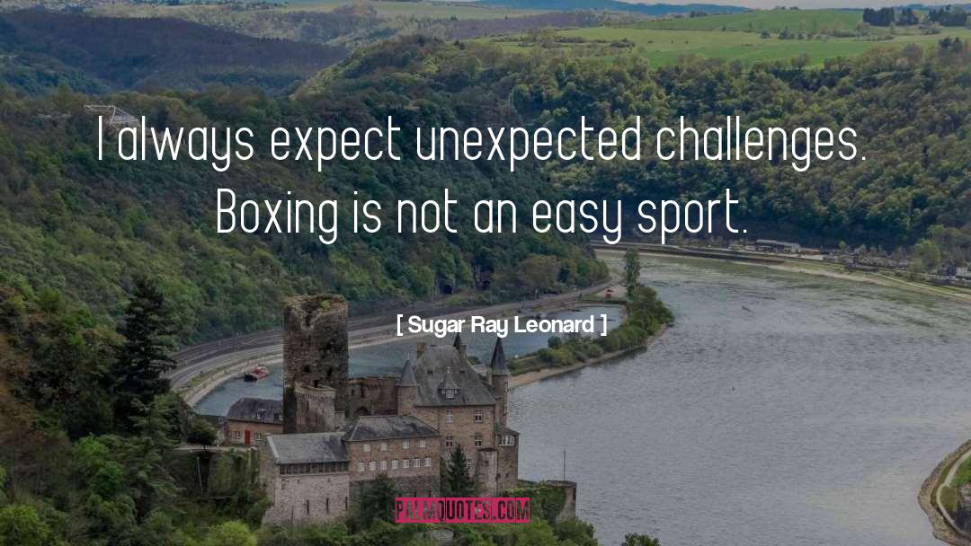 Quality Sport quotes by Sugar Ray Leonard