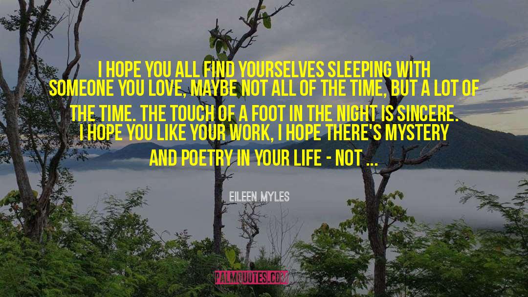 Quality Time With Your Love quotes by Eileen Myles