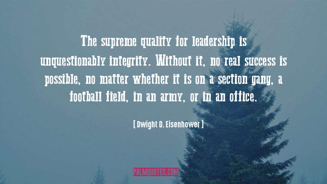 Quality Vs Quantity quotes by Dwight D. Eisenhower