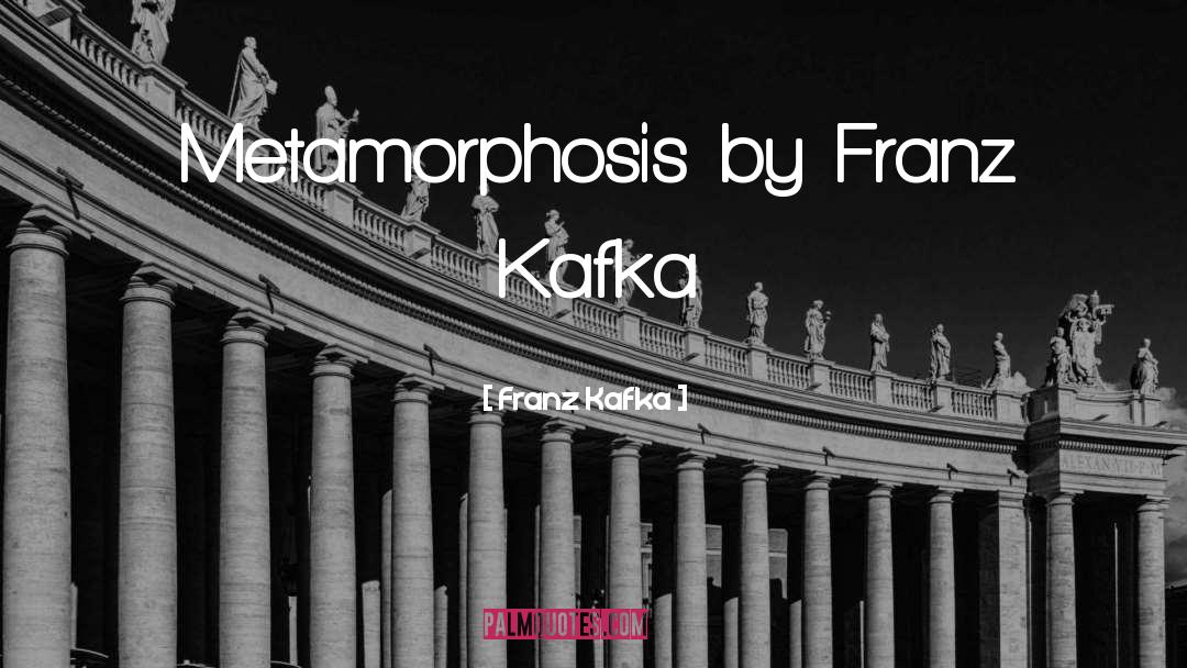 Quanta Metamorphosis quotes by Franz Kafka