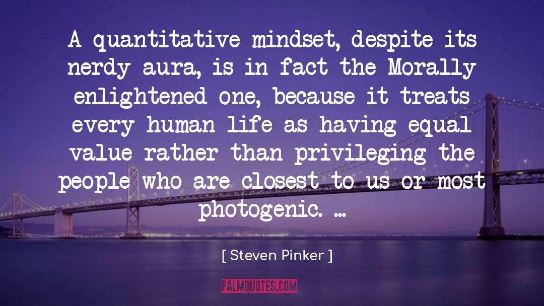 Quantitative quotes by Steven Pinker