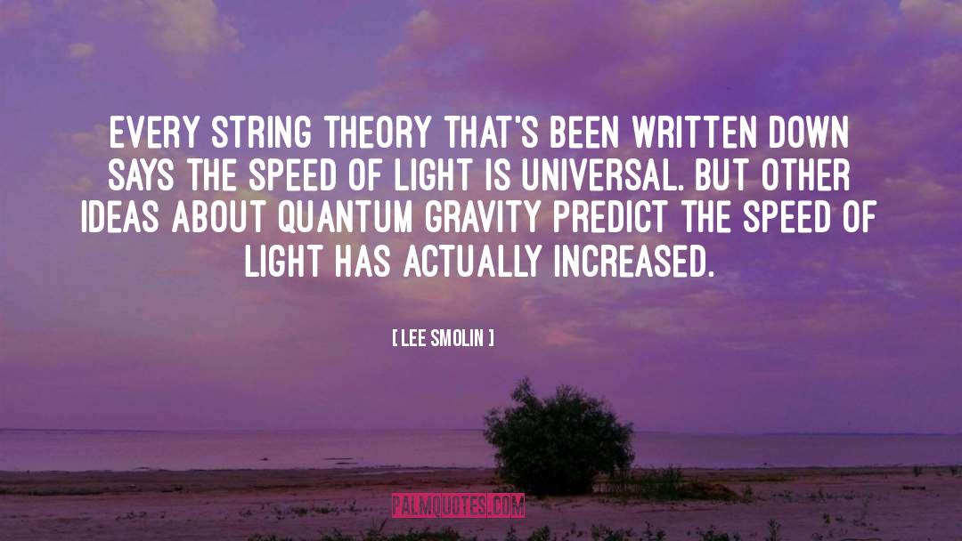 Quantum Gravity quotes by Lee Smolin