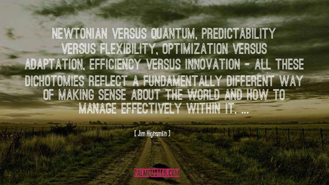 Quantum Interpretations quotes by Jim Highsmith