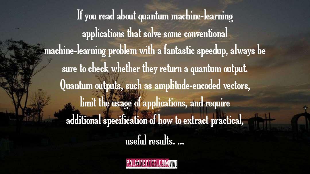 Quantum Machine Learning quotes by Mercedes Gimeno-Segovia