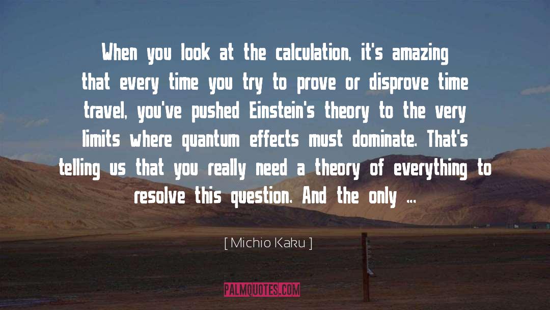 Quantum quotes by Michio Kaku