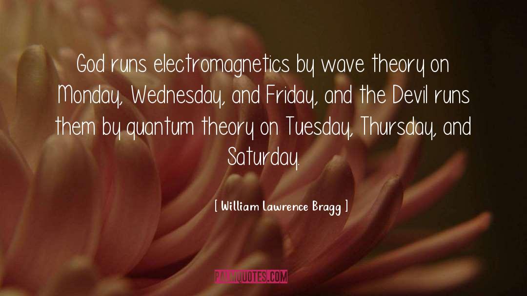 Quantum quotes by William Lawrence Bragg