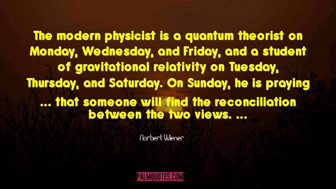 Quantum quotes by Norbert Wiener