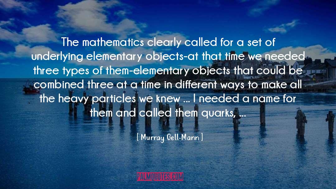 Quarks quotes by Murray Gell-Mann