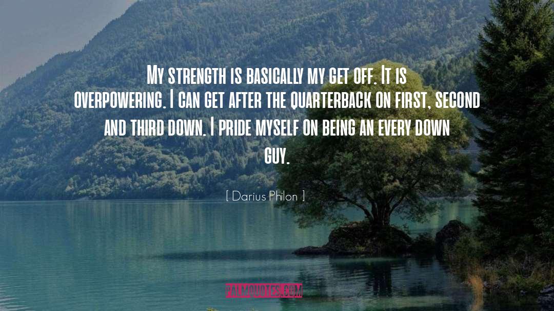 Quarterback quotes by Darius Philon