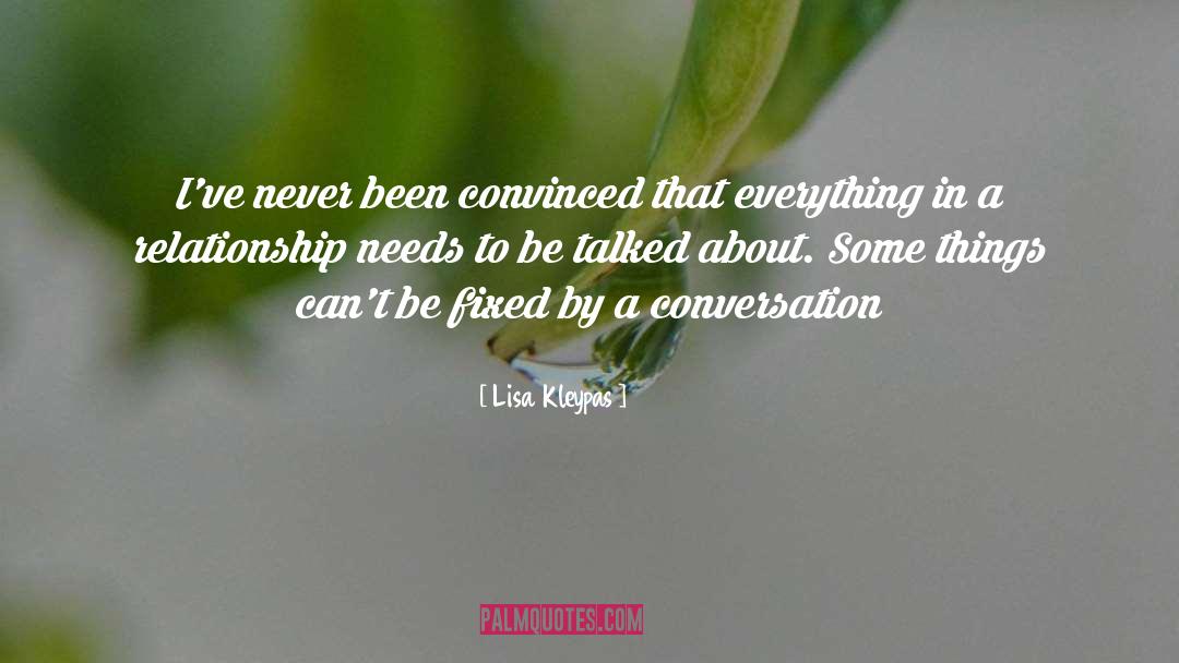 Quarterly Conversation quotes by Lisa Kleypas