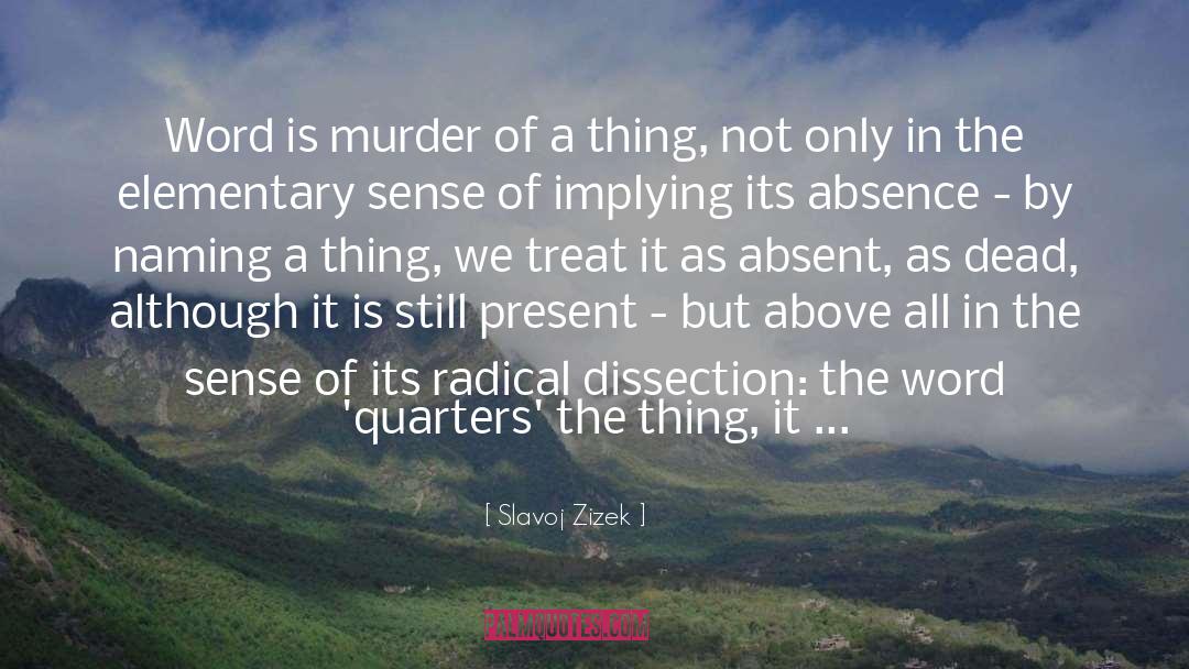 Quarters quotes by Slavoj Zizek