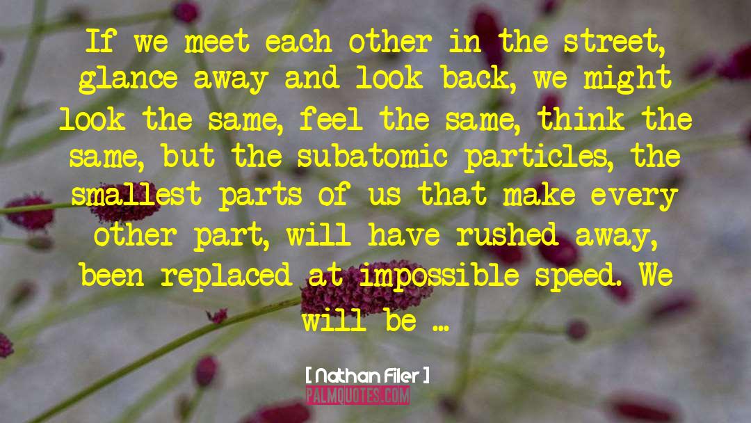 Quasi Particles quotes by Nathan Filer