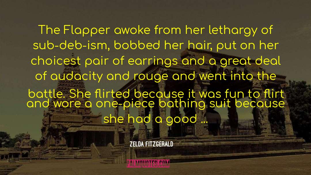 Quatrefoil Earrings quotes by Zelda Fitzgerald