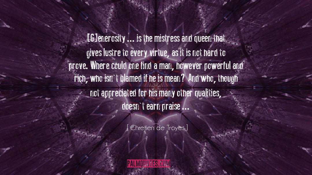 Queen Beauty quotes by Chretien De Troyes
