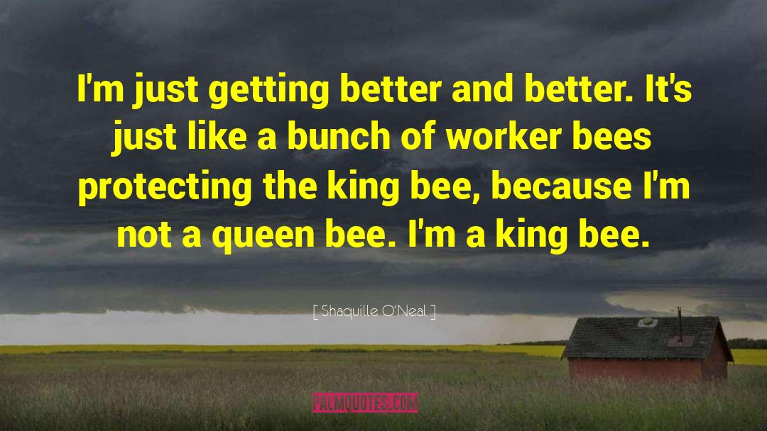 Queen Bee quotes by Shaquille O'Neal