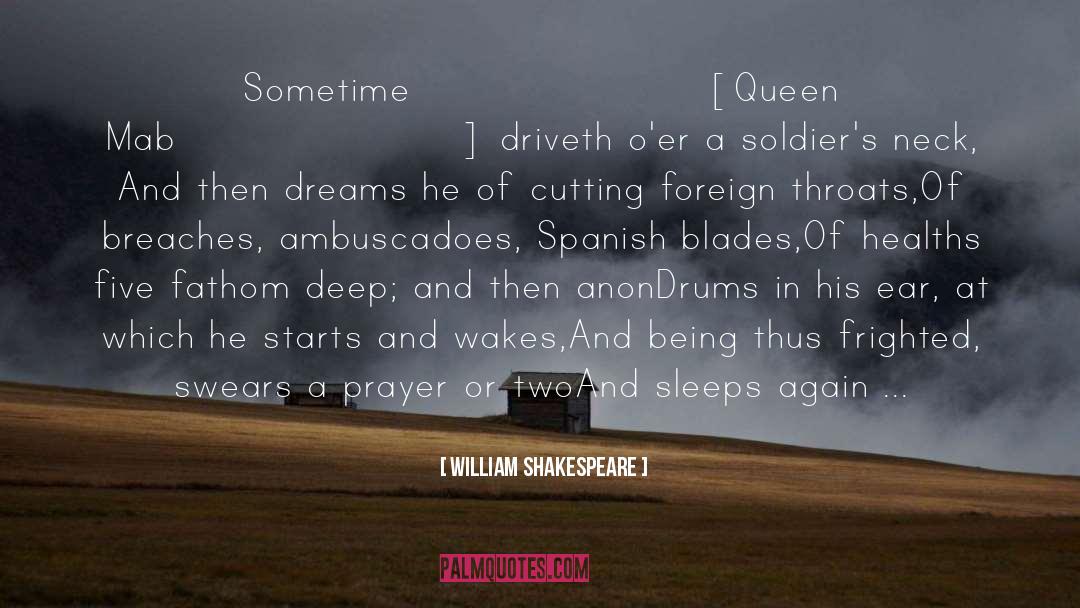 Queen Mab quotes by William Shakespeare