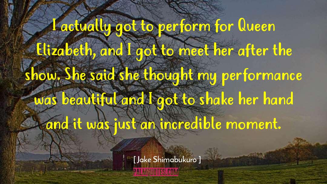 Queen Maureen quotes by Jake Shimabukuro