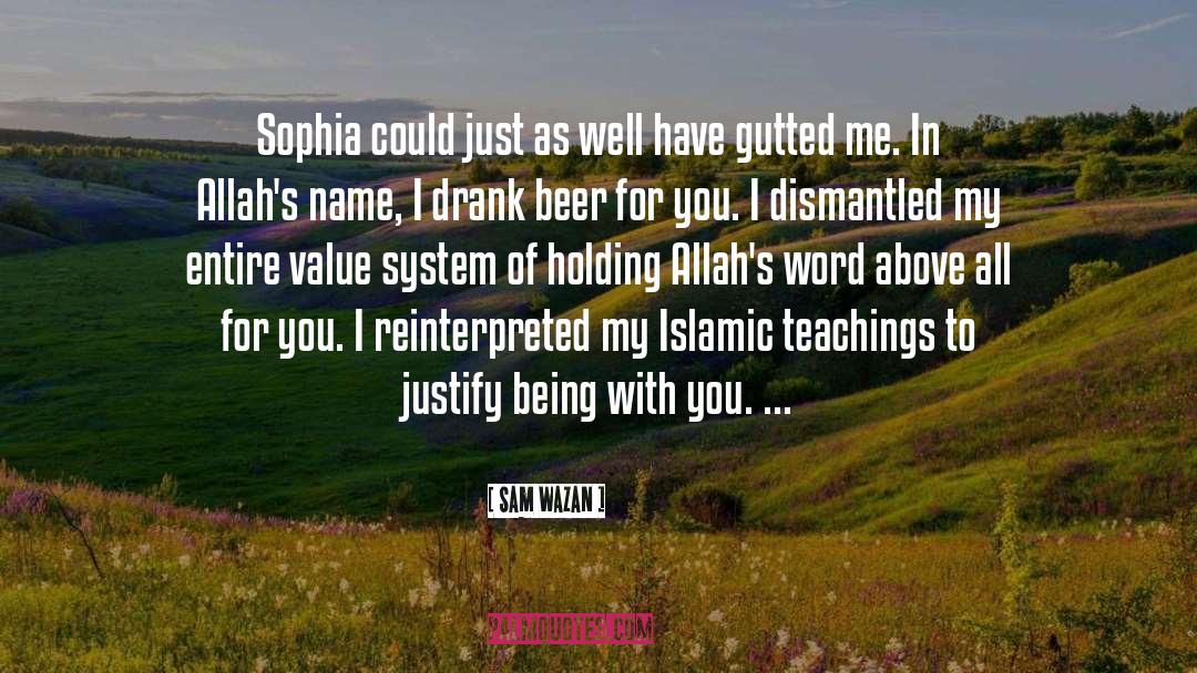 Queen Sophia quotes by Sam Wazan