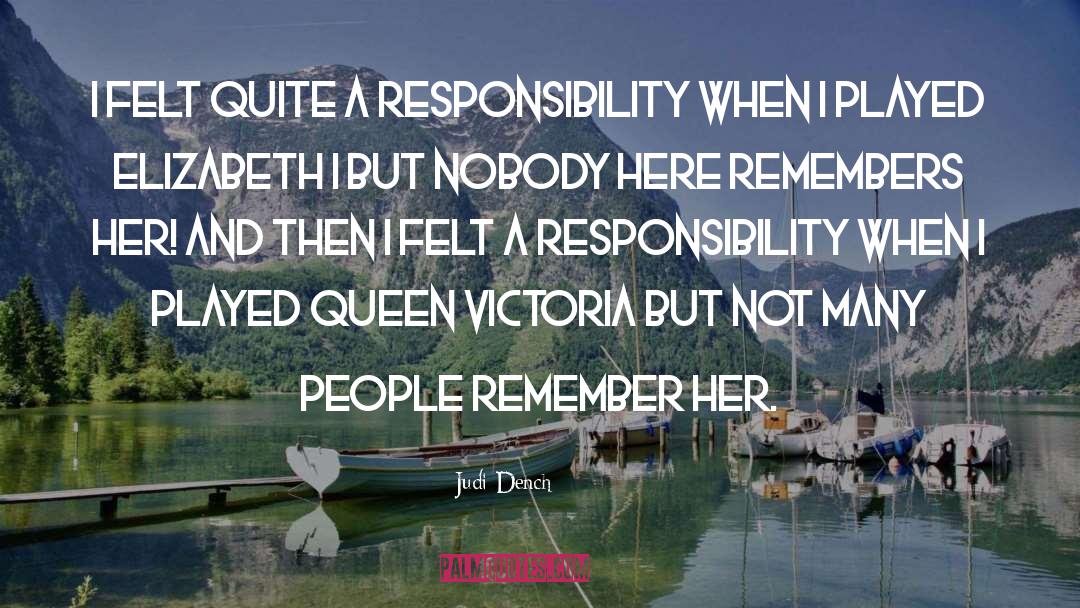 Queen Victoria quotes by Judi Dench