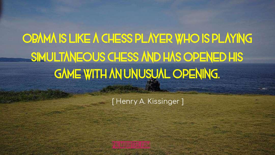 Queens Gambit Chess quotes by Henry A. Kissinger