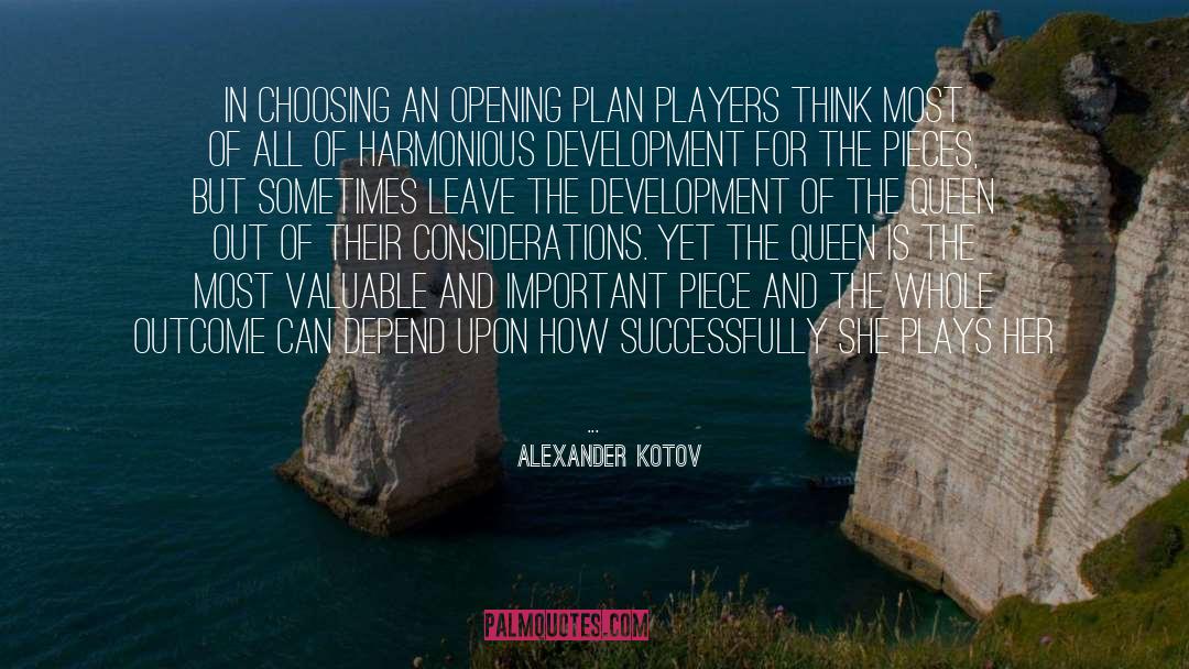 Queens quotes by Alexander Kotov