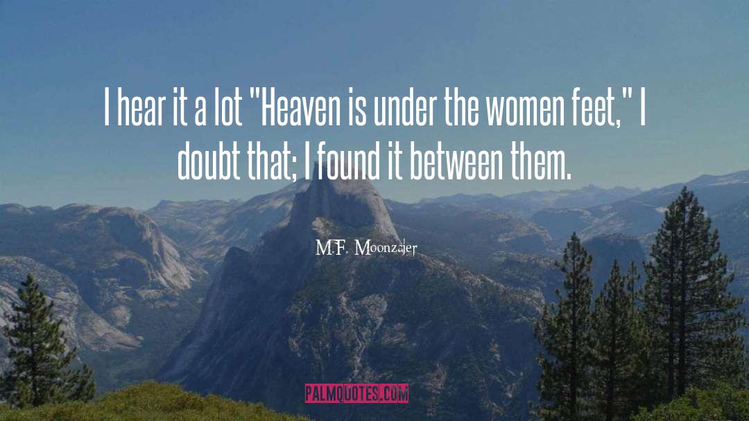 Queer M F Romance quotes by M.F. Moonzajer