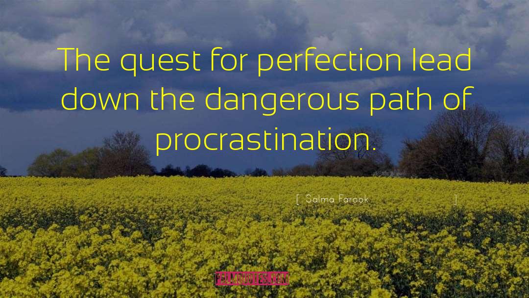Quest For Perfection quotes by Salma Farook