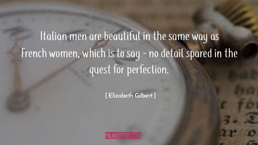 Quest For Perfection quotes by Elizabeth Gilbert