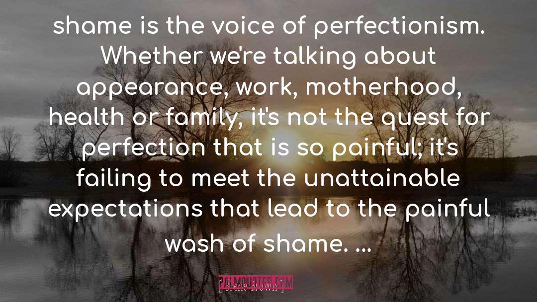 Quest For Perfection quotes by Brene Brown
