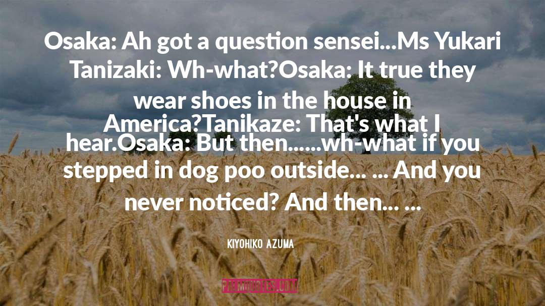 Question Hmm Wlw quotes by Kiyohiko Azuma