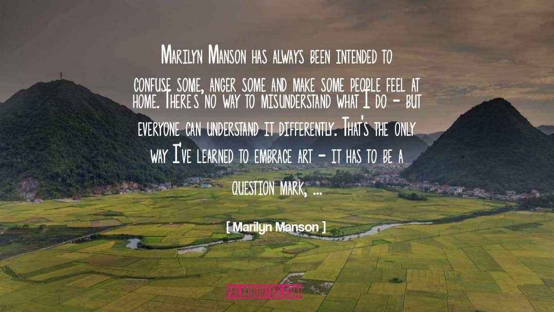 Question Mark quotes by Marilyn Manson