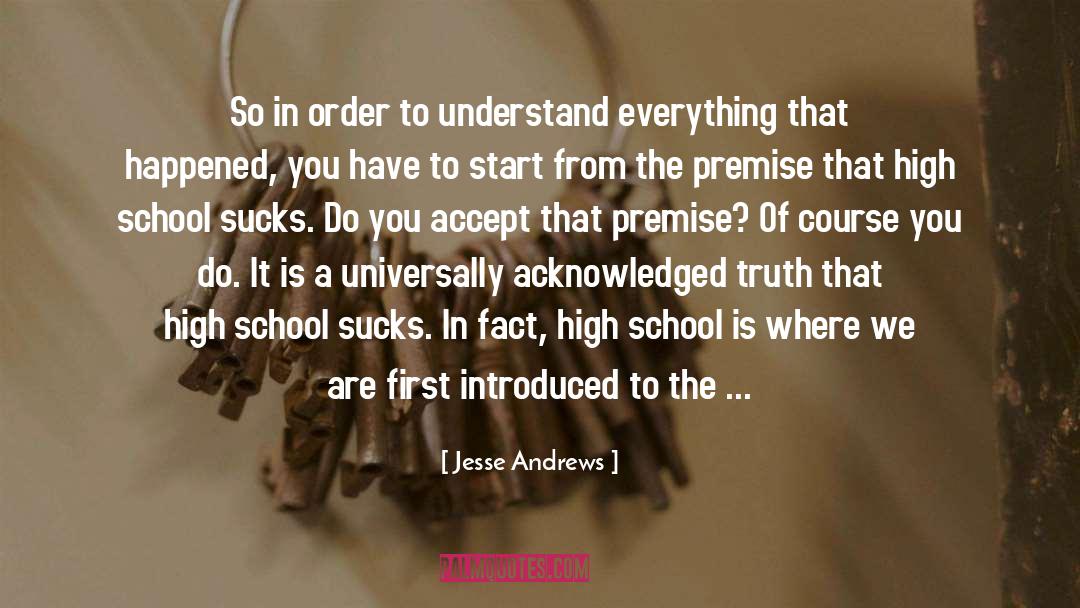 Question Of Life quotes by Jesse Andrews