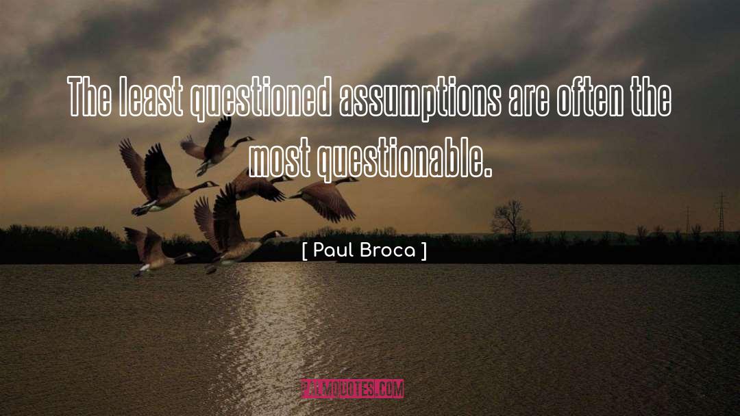Questionable quotes by Paul Broca