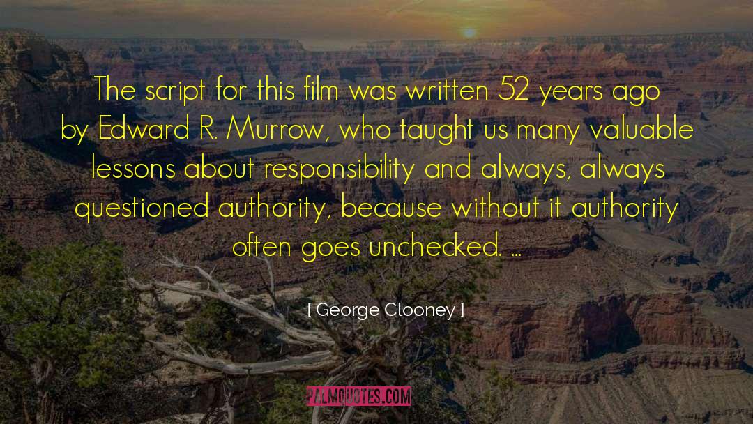 Questioned quotes by George Clooney